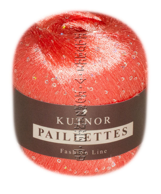 Пряжа Paillettes - (23 - Коралл)