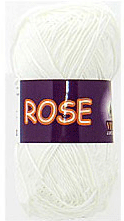 Пряжа VITA cotton "ROSE" - (3901 - Белый)