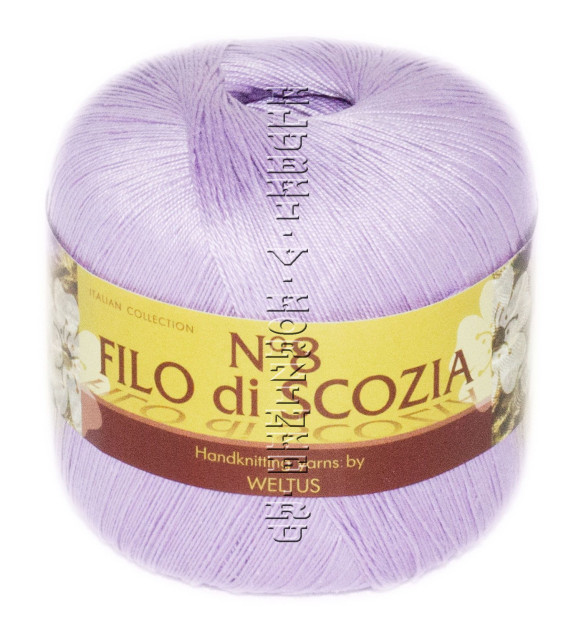 Пряжа Filo di Scozia №8 - (30 - Сиреневый)
