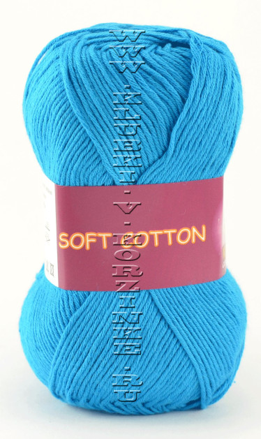Пряжа VITA cotton "SOFT COTTON" - (1823 - Голубая бирюза)
