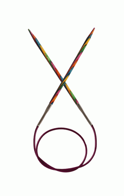 Спицы KnitPro Symfonie круговые №5; 100 см (арт.21354)