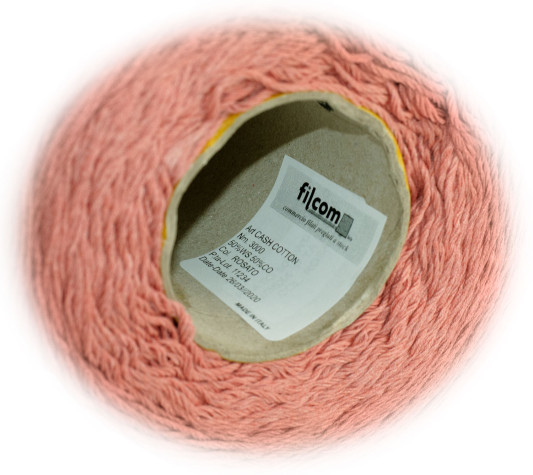 Пряжа в бобинах CashCotton Loro Piana (11234 - Роза барокко)