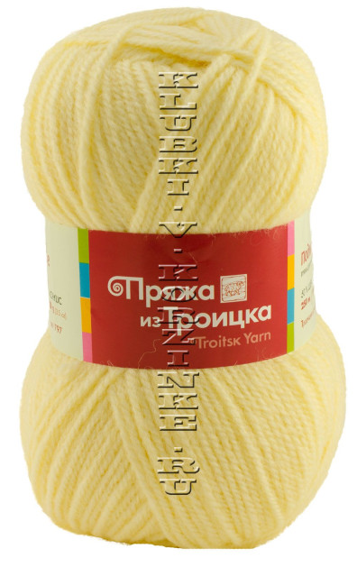 Пряжа Троицкая «Подмосковная» - (1080 - Шампанское)
