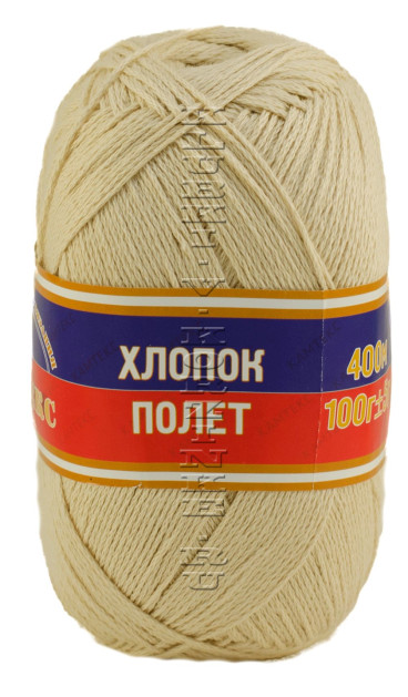Пряжа Камтекс «Хлопок Полет» - (006 - Светлый беж)