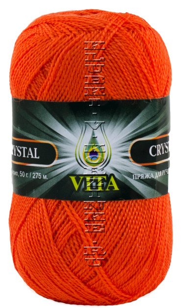 Пряжа VITA «CRYSTAL» - (5679 - Оранжевый)