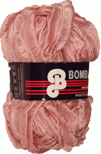 Ленточная пряжа BOMBA и STING (999 - Припыленно-розовый)