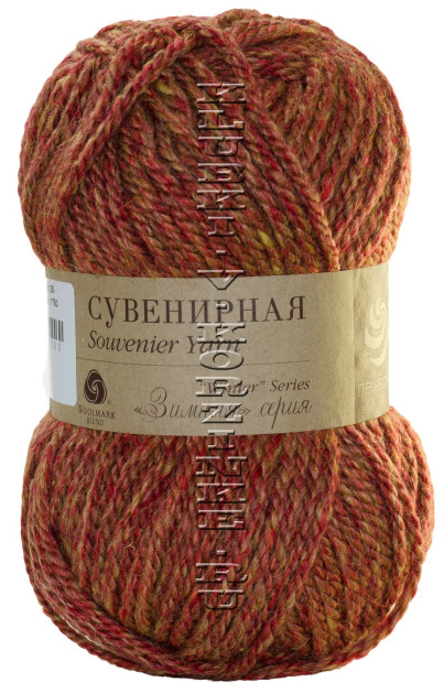 Пряжа Пехорка «Сувенирная» - (1126 - Золотой фазан)