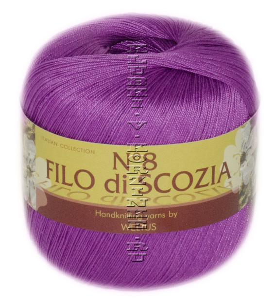 Пряжа Filo di Scozia №8 - (29 - Фиолетовый)