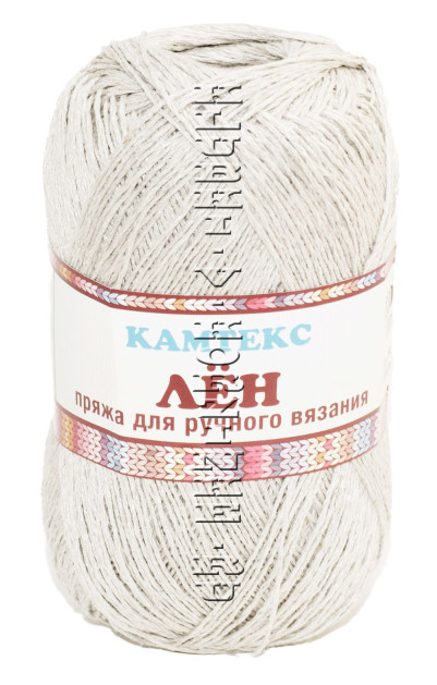 Пряжа Камтекс «Лён» - (141 - Натуральный)