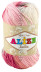 Пряжа BELLA BATIK Alize - (5512 - Розовый, малиновый, серый)