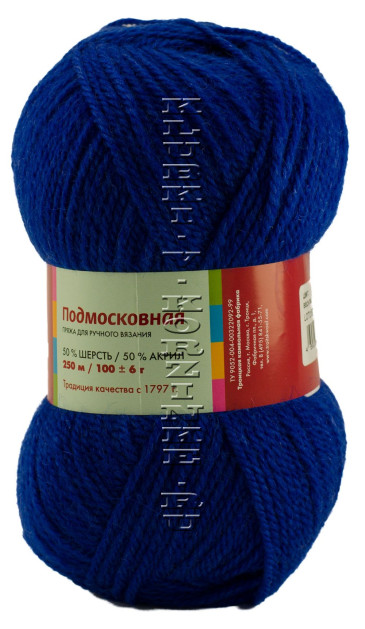 Пряжа Троицкая «Подмосковная» - (0170 - Василек)