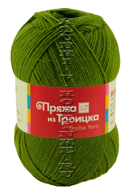 Пряжа Троицкая «Водопад» - (1365 - Киви)