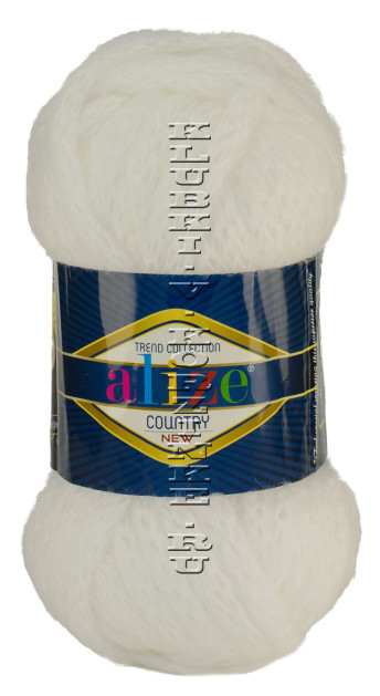 Пряжа Country New Alize - (55 - Белый)