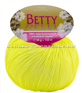 Пряжа Betty - (37 - Лимонный)