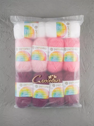 Набор пряжи Пехорка «Детская новинка» Квинтет 4