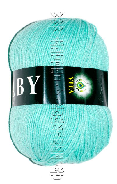 Пряжа VITA "BABY" - (2867 - Зеленый чай)