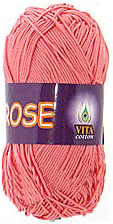 Пряжа VITA cotton "ROSE" - (3905 - Розовый коралл)