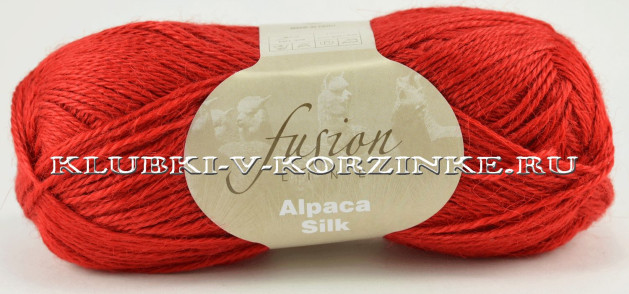 Пряжа Alpaca Silk (2060 - Красный)