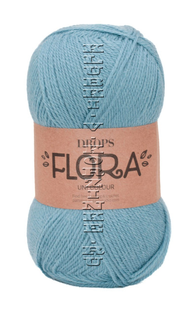 Пряжа Flora DROPS - (13 - Джинс)