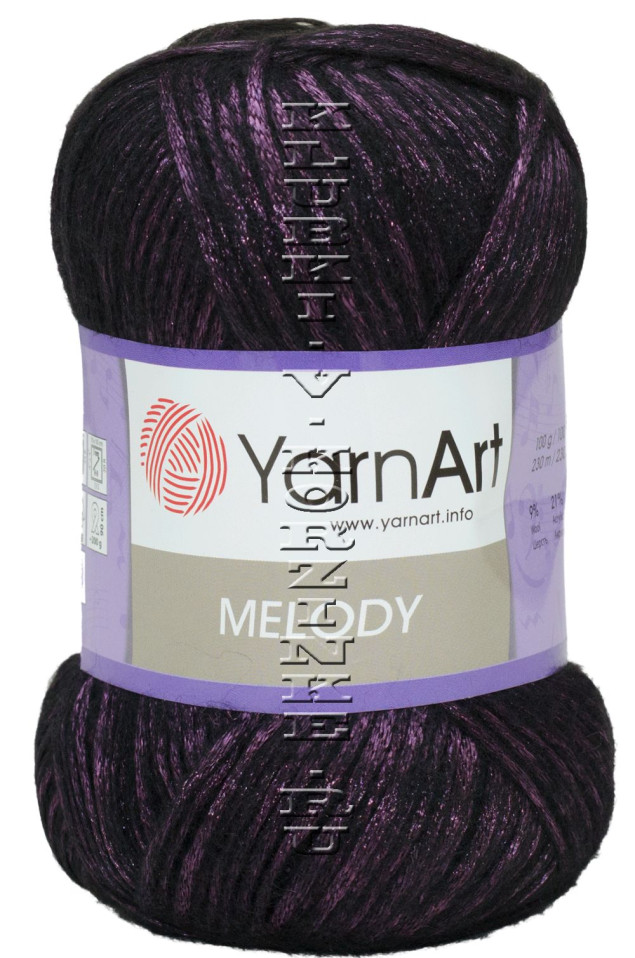 Пряжа YarnArt Melody - (889 - Слива)