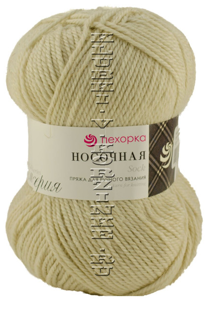 Пряжа Пехорка "Носочная" - (181 - Жемчуг)
