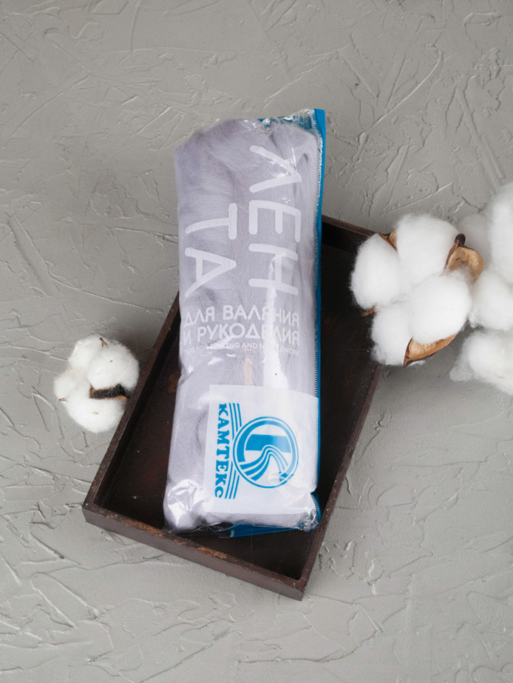 Шерсть для валяния, Камтекс (106 - Жемчужный)