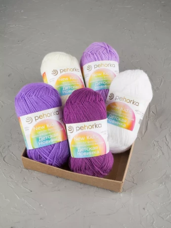 Набор пряжи Пехорка «Детская новинка» Квинтет 5