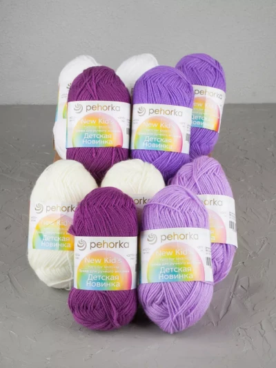 Набор пряжи Пехорка «Детская новинка» Квинтет 5