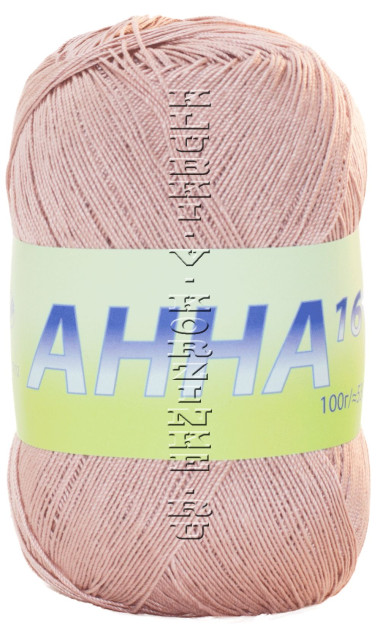 Пряжа Анна 16 Seam - (090 - Розово - бежевый)