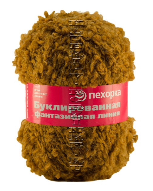 Пряжа Пехорка «Буклированная» - (34 - Золото)