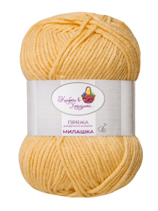 Пряжа «Милашка» 100% акрил, (251 - Медовый)