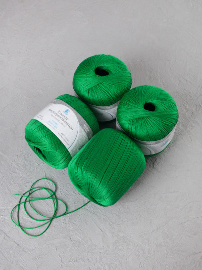 Пряжа Камтекс «Хлопок Мерсеризованный» - (044 - Трава)