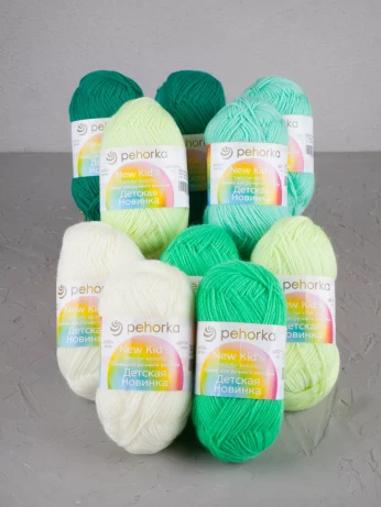 Набор пряжи Пехорка «Детская новинка» Квинтет 6