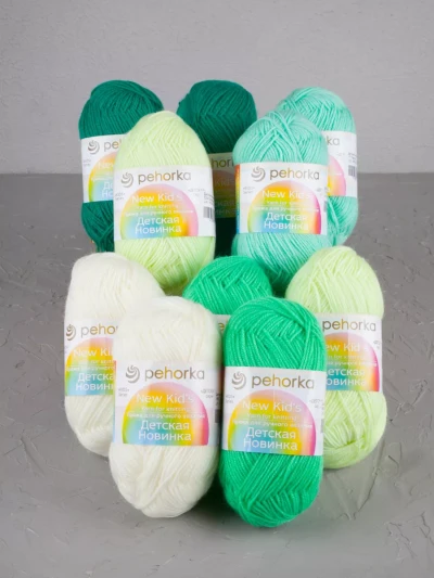 Набор пряжи Пехорка «Детская новинка» Квинтет 6