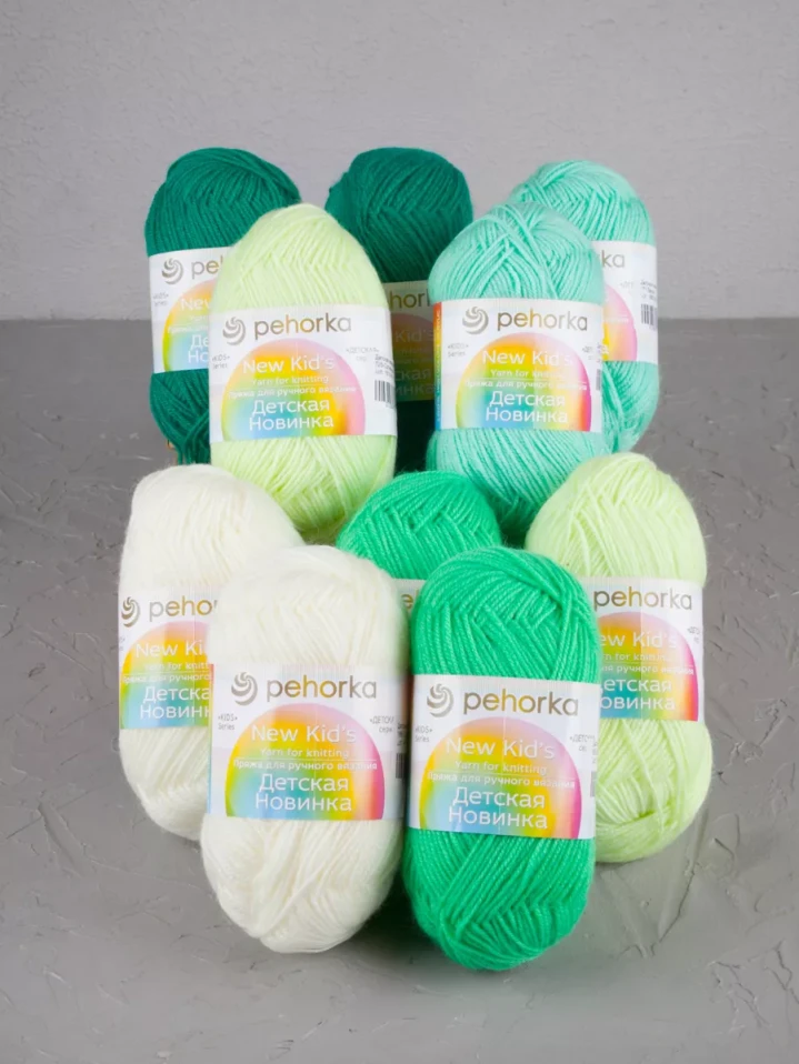 Набор пряжи Пехорка «Детская новинка» Квинтет 6