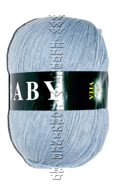 Пряжа VITA «BABY» - (2869 - Светло-серый)