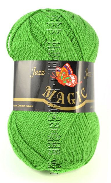 Пряжа MAGIC "Jazz" - (1075 - Зеленый)