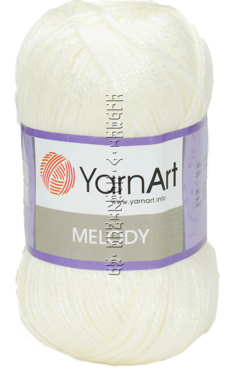 Пряжа YarnArt Melody - (880 - Молочный)