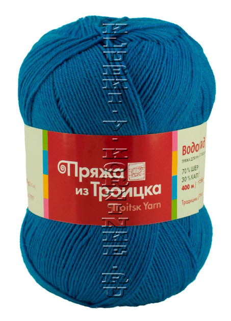 Пряжа Троицкая «Водопад» - (0478 - Голубая бирюза)