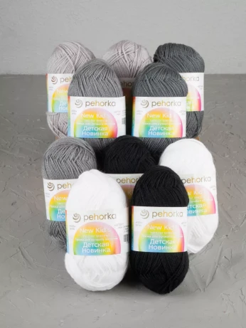 Набор пряжи Пехорка «Детская новинка» Квинтет 7