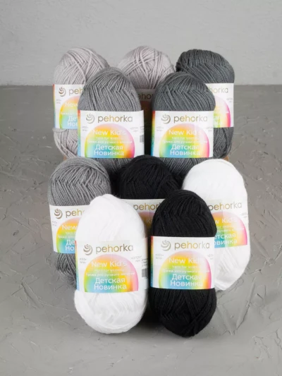 Набор пряжи Пехорка «Детская новинка» Квинтет 7