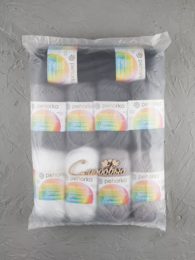 Набор пряжи Пехорка «Детская новинка» Квинтет 7