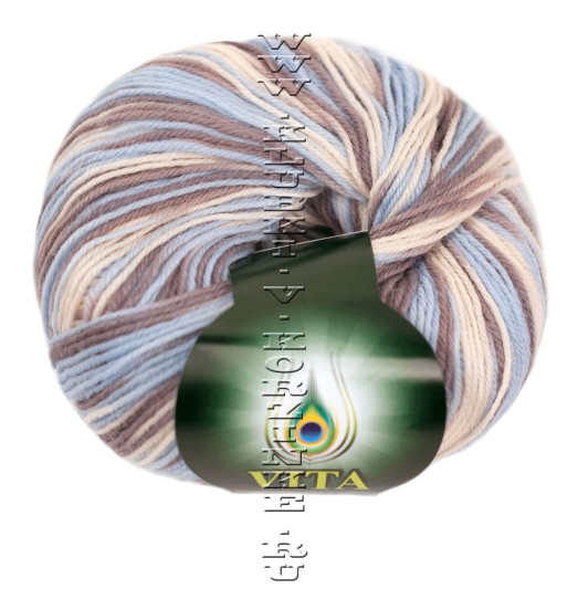 Пряжа VITA "CORONA" - (2675 - Серо-голубой)