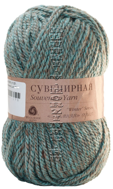 Пряжа Пехорка «Сувенирная» - (1127 - Королевское плетение)