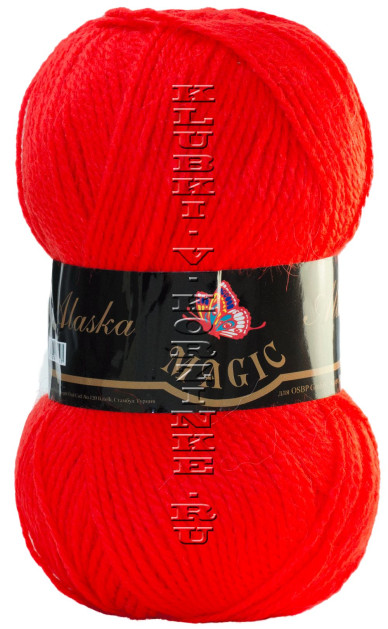 Пряжа Magic «Alaska» - (5820 - Алый)