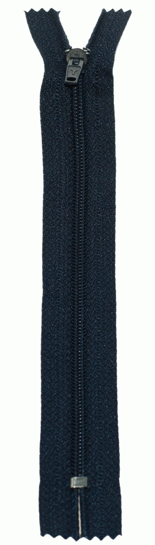 Молния Спираль н/р брючная G004P Gamma, тип 4, 20 см (318 - Т.синий)