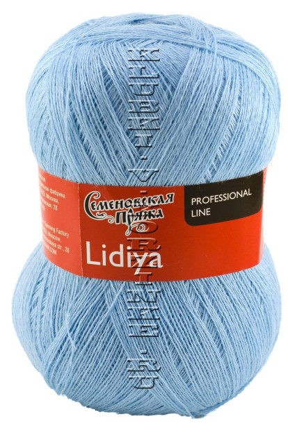 Пряжа Семеновская «Лидия ПШ» - (153 - Светло-голубой)