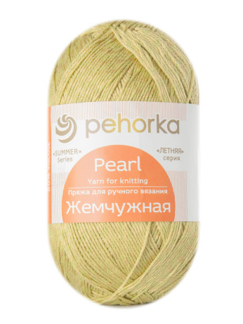 Пряжа Пехорка «Жемчужная» - (33 -  Золотистая олива)