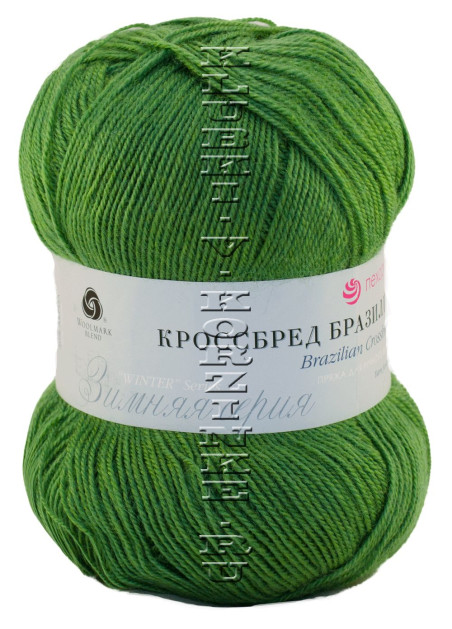 Пряжа Пехорка "Кроссбред Бразилии" - (117 - Киви)