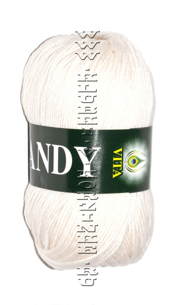 Пряжа VITA «CANDY» - (2501 - Белый)